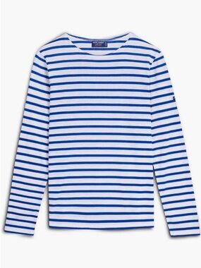 NEW Saint James MINQUIDAME - Breton Striped Shirt with Long Sleeve